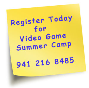 computer game camp Sarasota and Bradenton